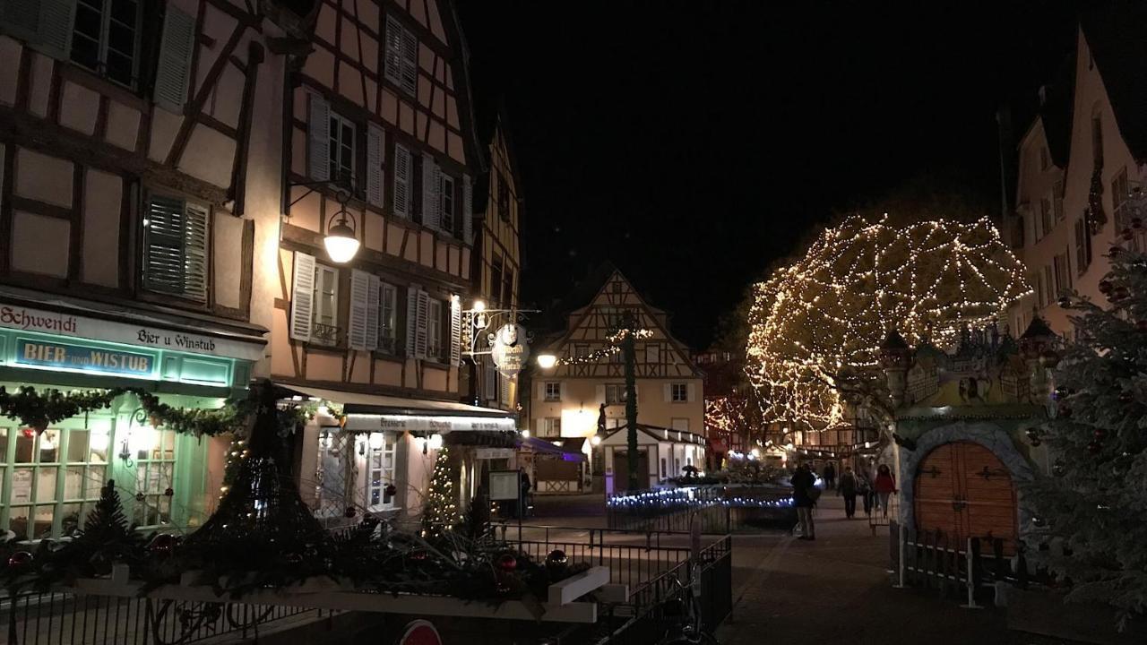 Alsace Gite Jardin Garage Motos Velos Pres Colmar Eguisheim Oberhergheim Buitenkant foto